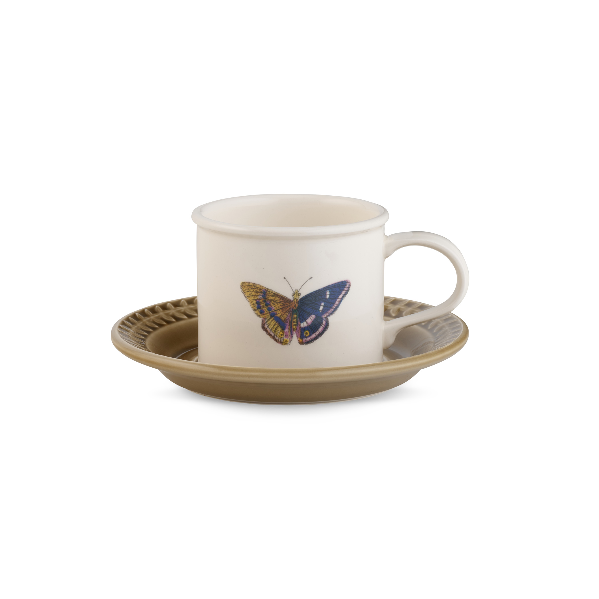 Botanic Garden Papilio Cup & Saucer, Moss image number null